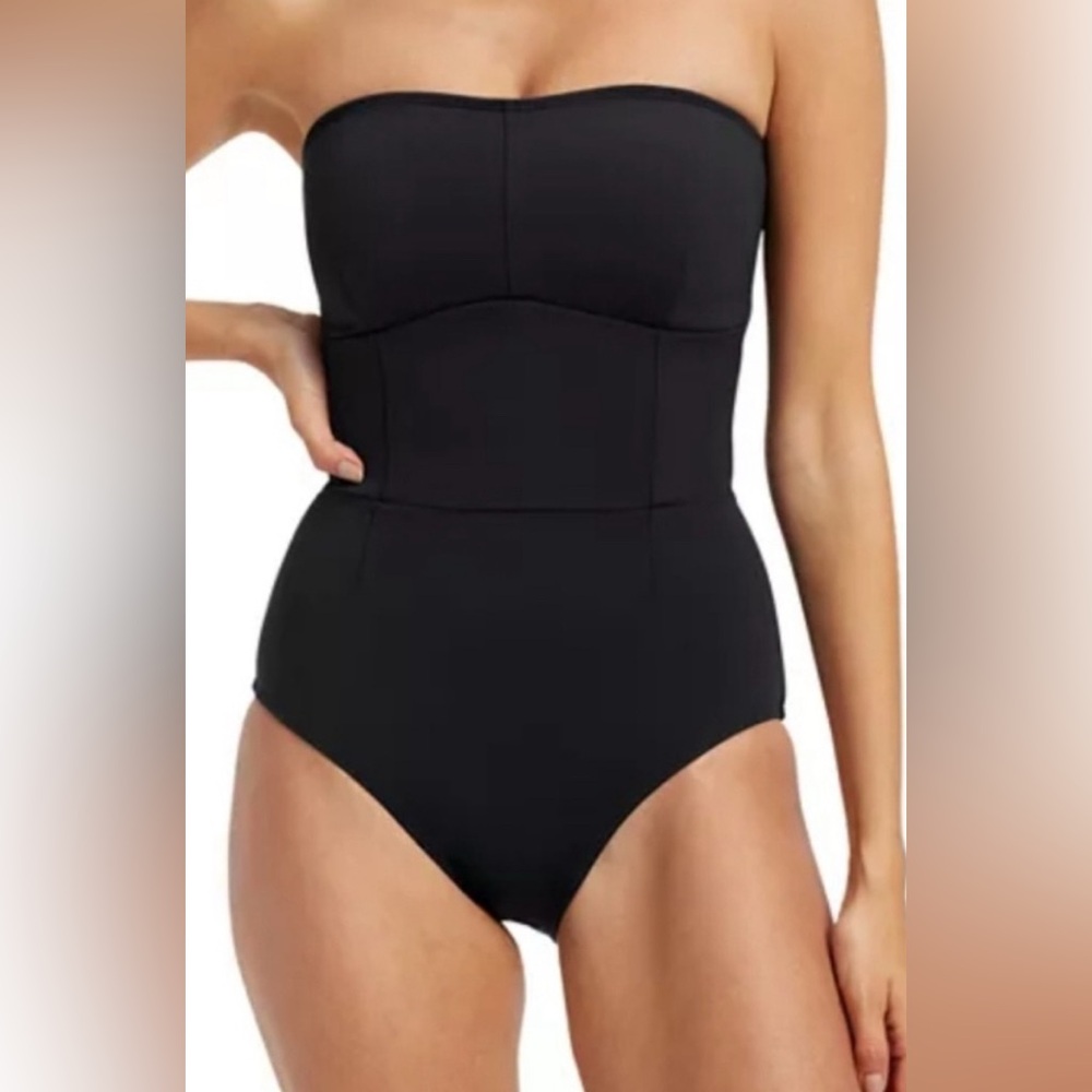 Good American Classic Black One-Piece Swimsuit